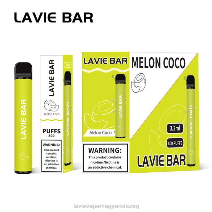 BJV0315 Lavie Vape Budapest | dinnye kókusz LAVIE BAR 800 fújás